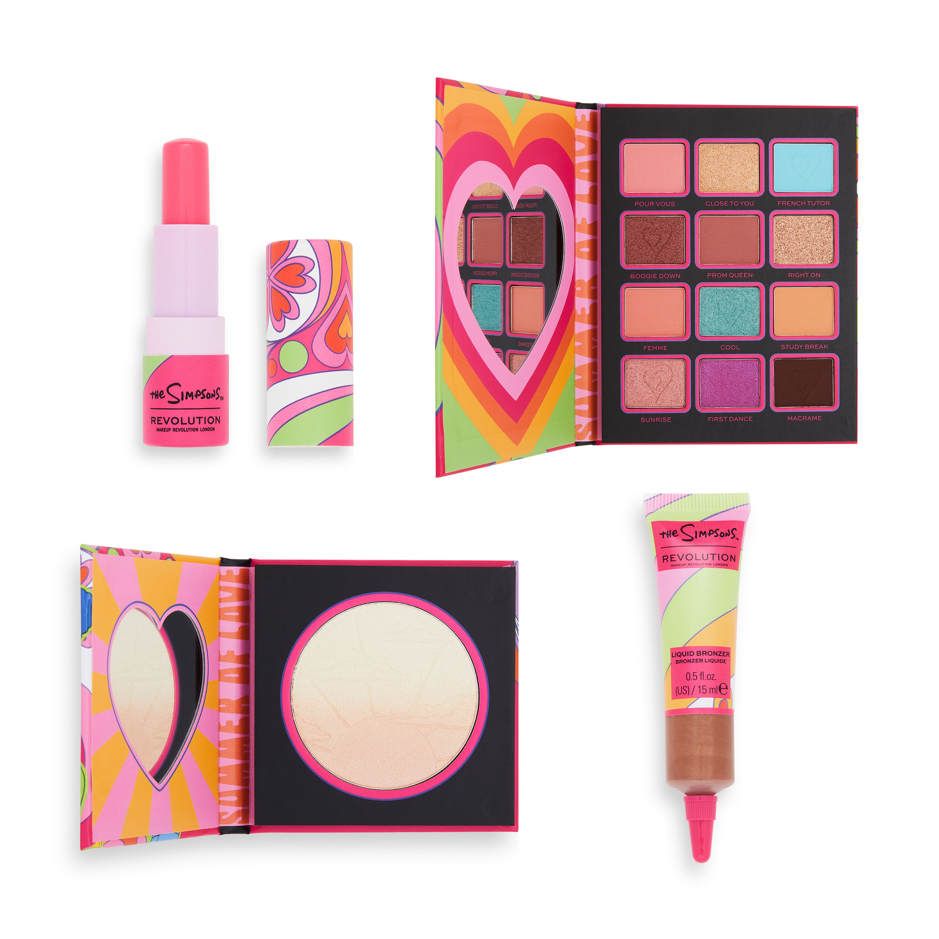 Makeup Revolution The Simpsons Summer Of Love Set